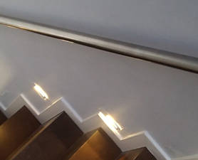 Corrimão de inox quadrado