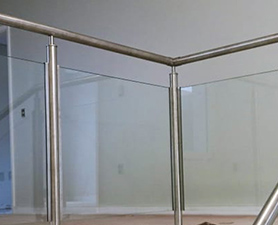 Corrimão de vidro para varanda